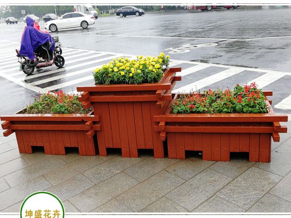 防 腐木花箱